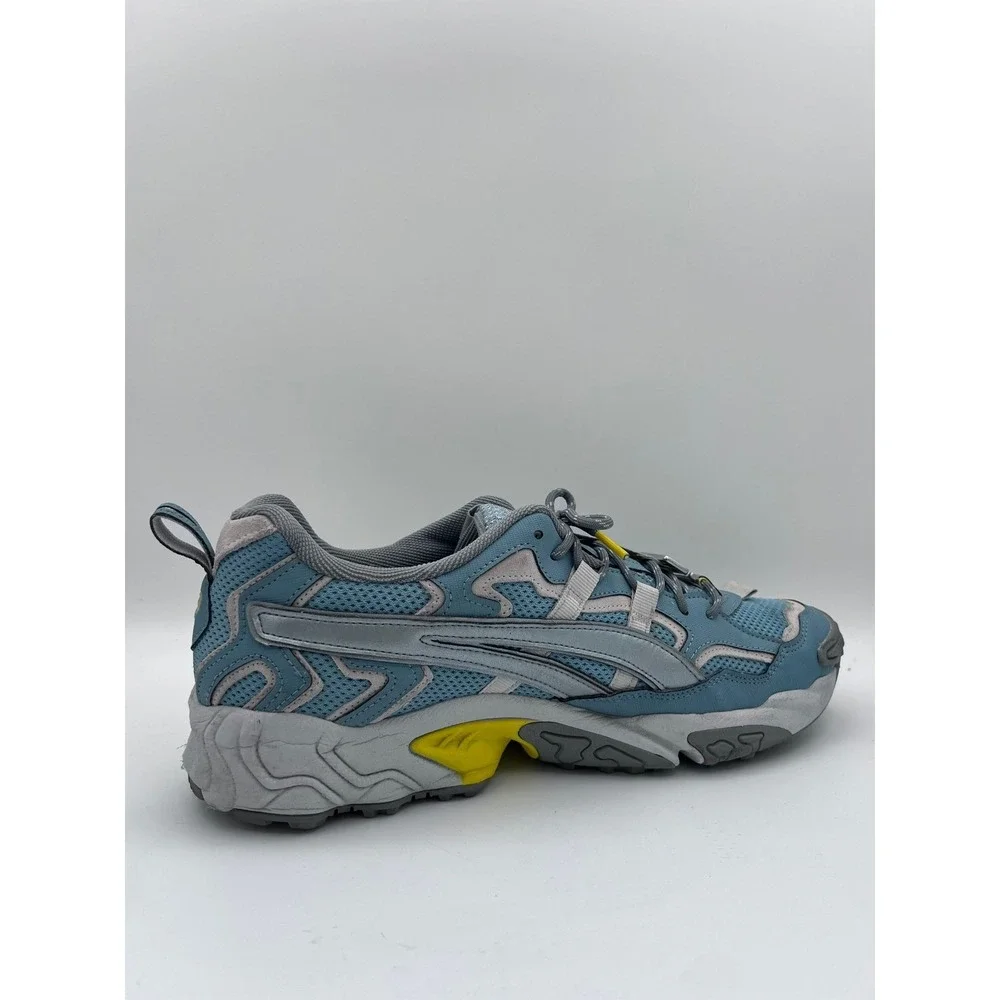Asics Gel-Nandi Blue‎ Grey Yellow Trail Running Sneakers 1021A489 Mens 13